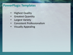 PowerPoint Template - abstract, nature, electric - Print Slide